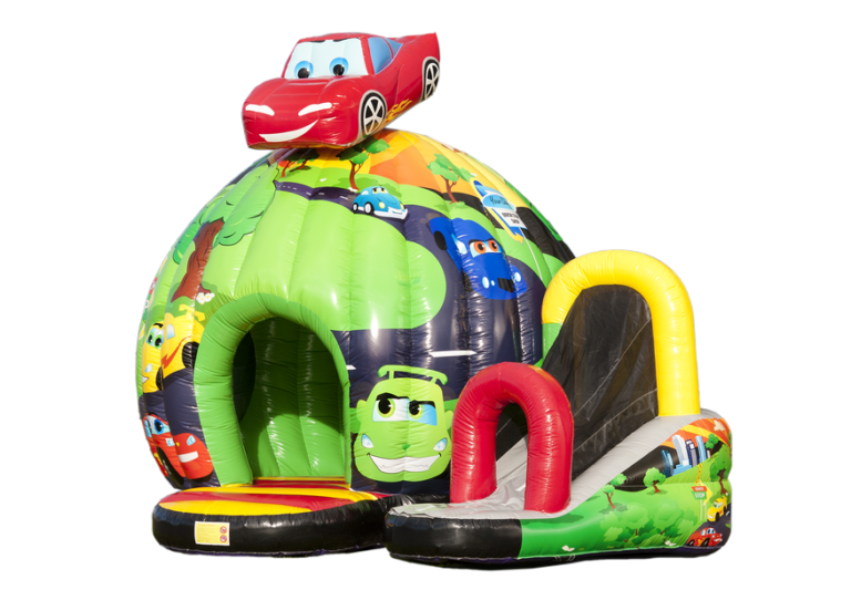 Disco-Hüpfburg Cars von Hüpfburgen Oberzier